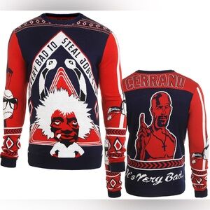 'Major League' Jobu Genuine Merchandise Sweater 'Cerrano' 'Its very Bad' Med